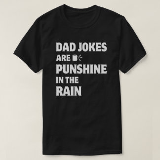 Camiseta Piadas de pai são raios de sol na chuva
