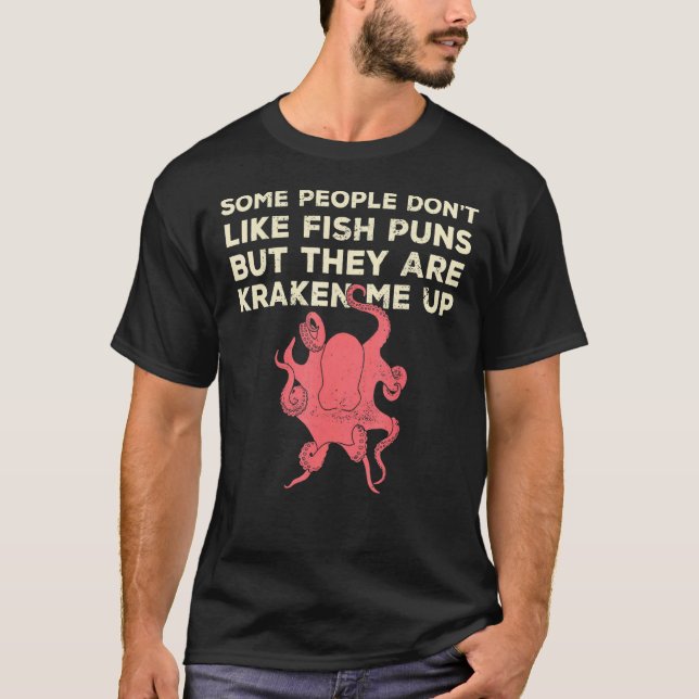 Camiseta Piadas de Peixe Me Fazem Morrer de Rir (Frente)