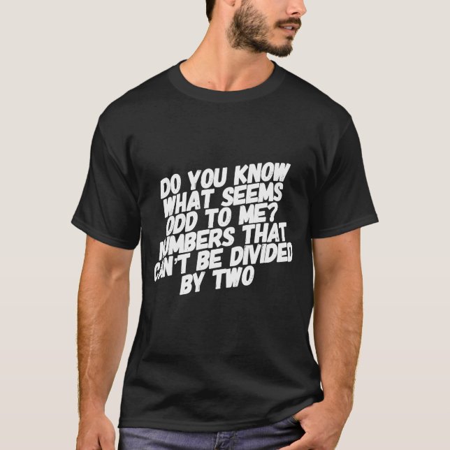 Camiseta Piadas de Professores de Matemática Dizendo Profes (Frente)