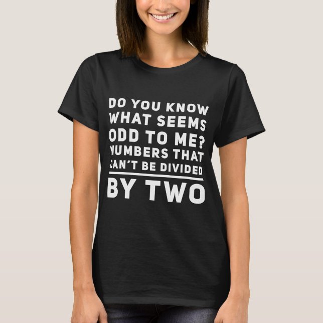 Camiseta Piadas de Professores de Matemática Dizendo Profes (Frente)