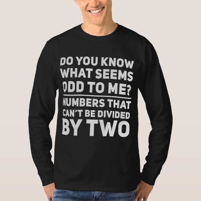 Camiseta Piadas de Professores de Matemática Dizendo Profes (Frente)