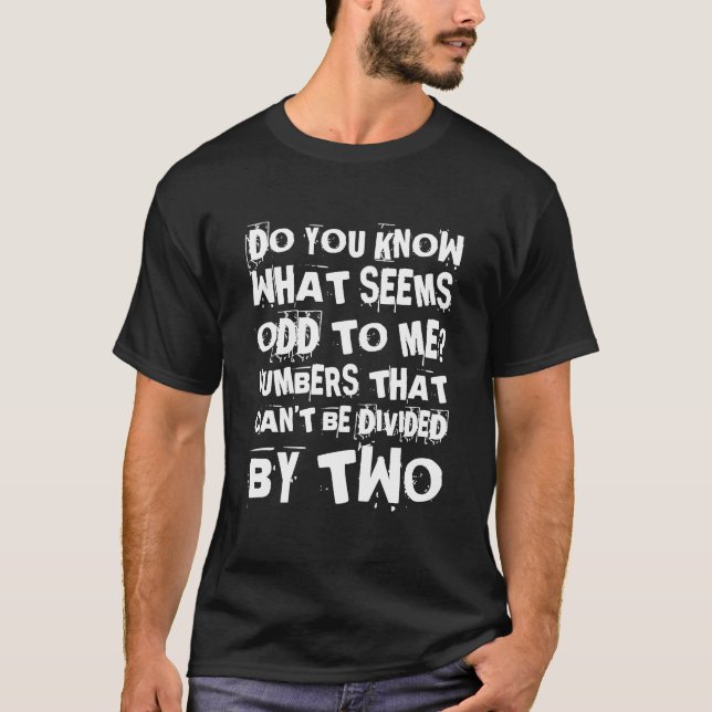 Camiseta Piadas de Professores de Matemática Dizendo Profes (Frente)