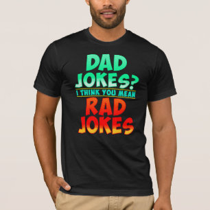 Camiseta Piadas do pai eu penso-o humor médio das piadas do