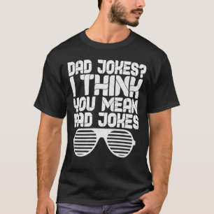 Camiseta Piadas do pai eu penso-o piadas médias do Rad
