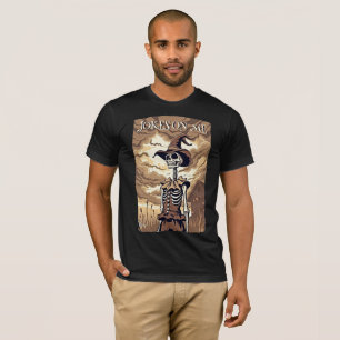 Camiseta Piadas em mim: Palhaço de Esqueleto Legal