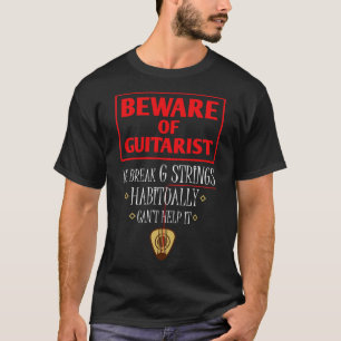 Camiseta Piadas Engraçadas de Violão Humor