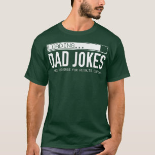 Camiseta Piadas Pais SEDADAS Mens 2 (lista no verso) Pai En