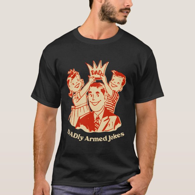 Camiseta Piadas Piadas Pais com Pais fechadas (Frente)