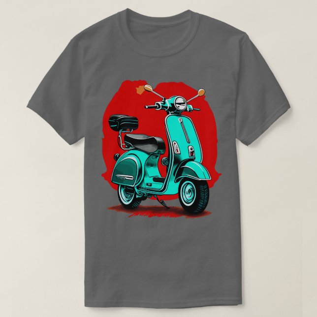 Camiseta Piaggio Vespa 1 (Frente do Design)