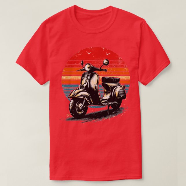 Camiseta Piaggio Vespa 7 (Frente do Design)