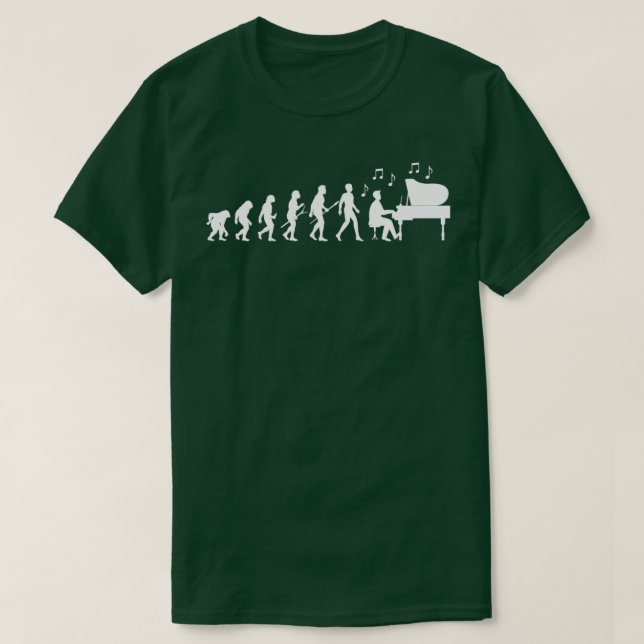 Camiseta Pianist Evolution  (Frente do Design)