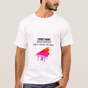 Camiseta Pianista Criativo Música Engraçada Músico Amante d