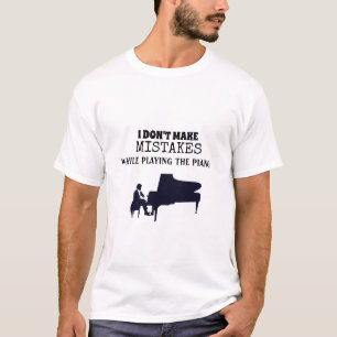 Camiseta Pianista Criativo Música Engraçada Músico Amante d