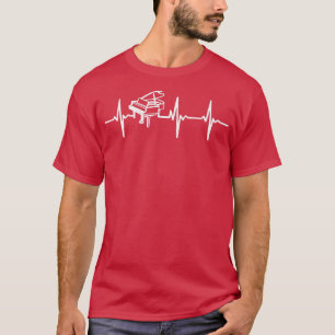 Camiseta Pianista de Piano com Instrumento de Música