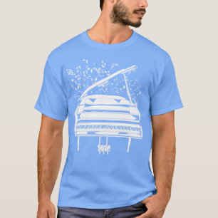 Camiseta Pianista de Piano Limpo Treble