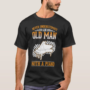 Camiseta Pianista do Piano do Vovô Pianista do Velho Piano