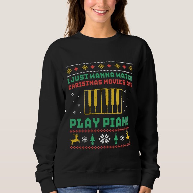Camiseta Pianista Engraçado de Pianista de Brincadeira de N (Frente)