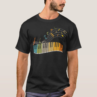 Camiseta Pianista Engraçado Piano Música Piano Música TS