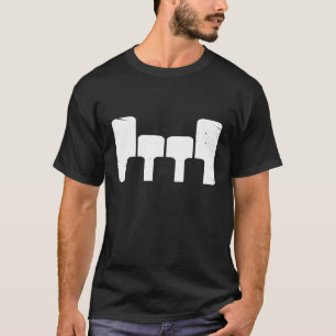 Camiseta Pianista Engraçado Piano Rock Música G