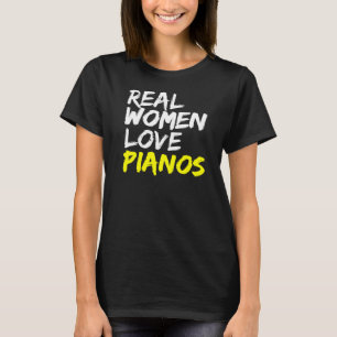 Camiseta Pianista: Mulheres A Dizer Pianista Mulheres Verda