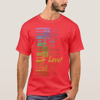 Camiseta Piano Amor É Amor amigos