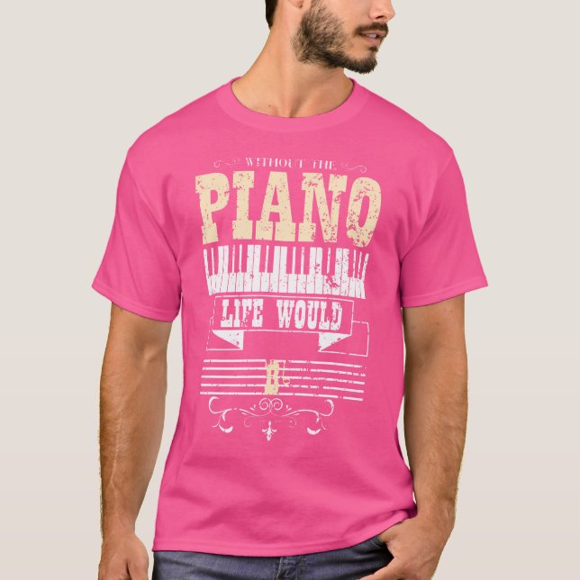 Camiseta Piano Antigo (Frente)