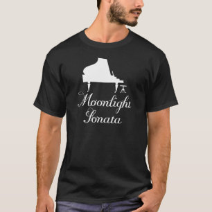 Camiseta Piano da sonata do luar