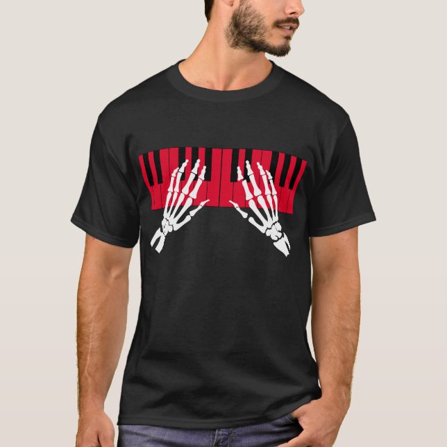 Camiseta piano de interpretação (Frente)