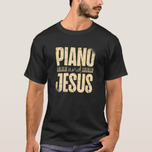 Camiseta Piano E Cristo De Jesus, O Jogador Cristão Beli