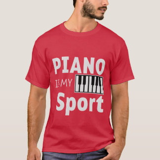 Camiseta Piano É Meu Amigo Esporte