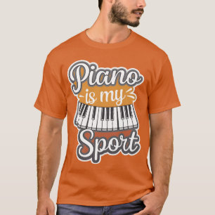Camiseta Piano É Meu Esporte menino