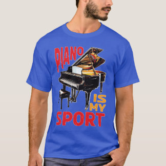 Camiseta Piano É Meu Esporte presente