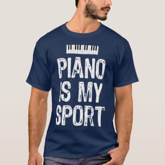 Camiseta Piano É O Meu Pianista Engraçado De Esporte