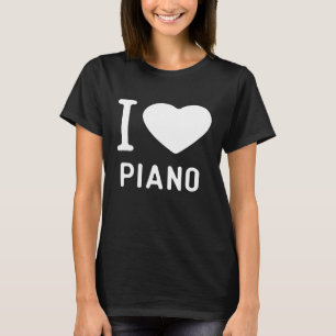 Camiseta Piano Engraçado T Shirts Oferece aos Jogadores o C