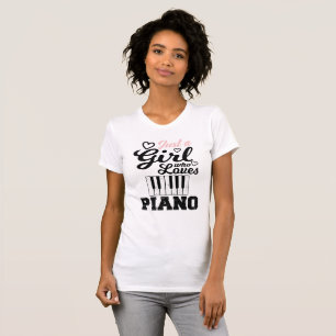 Camiseta Piano Girl