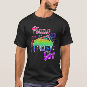 Camiseta Piano Girl Gift for Girls that Love Piano Player G