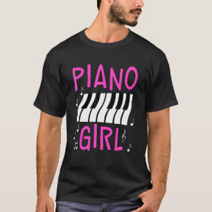 Camiseta Piano Girl Pianist Musical Keybonormal Out