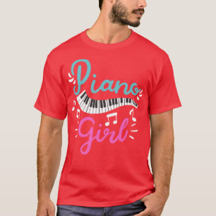 Camiseta Piano Girl Pianista 1