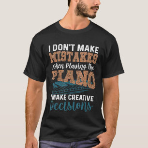 Camiseta Piano Graphic Musical Keyboard Pianist Professor G