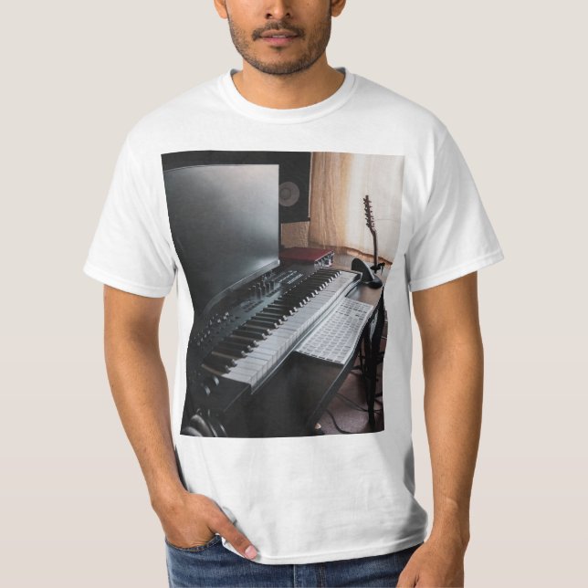 Camiseta Piano incrível (Frente)