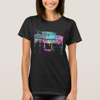 Camiseta Piano - Instrumento Silhouette Pianos