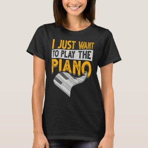 Camiseta Piano Keyboard Classic Music Pianist Musical