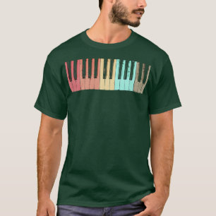 Camiseta Piano Keyboard Pianist Player Musician Musical Mus