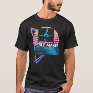 Camiseta Piano Keyboard Retro Treter Maker