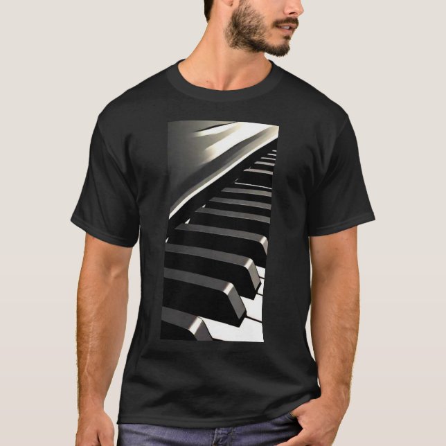 CAMISETA PIANO KEYS  (Frente)