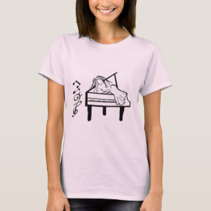 Camiseta Piano Lady