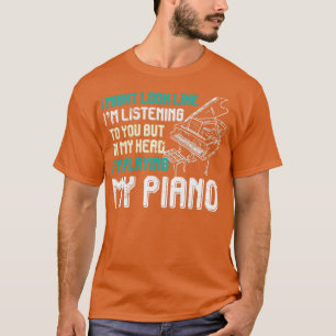 Camiseta Piano Lover Orchestra Musical Pianista Engraçado