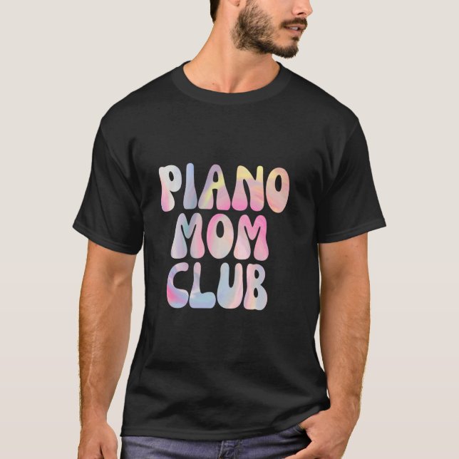 Camiseta Piano Mamãe Club de Diversão (Frente)