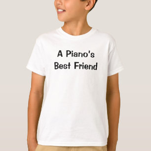 Camiseta Piano Melhor Amigo Instrumento Engraçado Dizendo