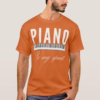 Camiseta Piano Music Keyboard - Homens do Instrumento Music